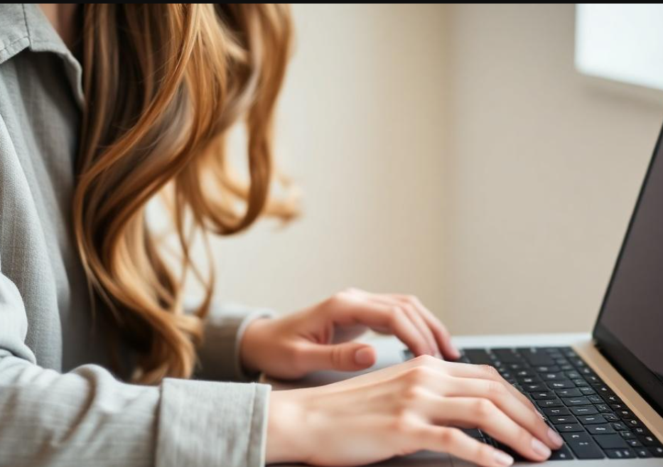 woman working on laptop - Generate Leads Through SEO