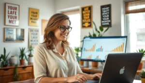 woman working on laptop - Content Strategies for Outranking Industry Giants