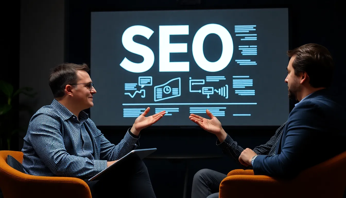 people talking about SEO - backlinks vs social signals for seo