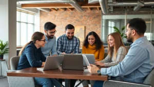 people in a meeting - AI Overviews in SEO 2025