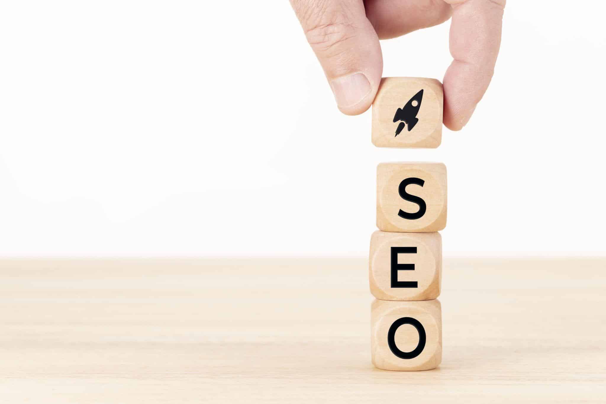 wooden blocks representing scaling SEO efforts