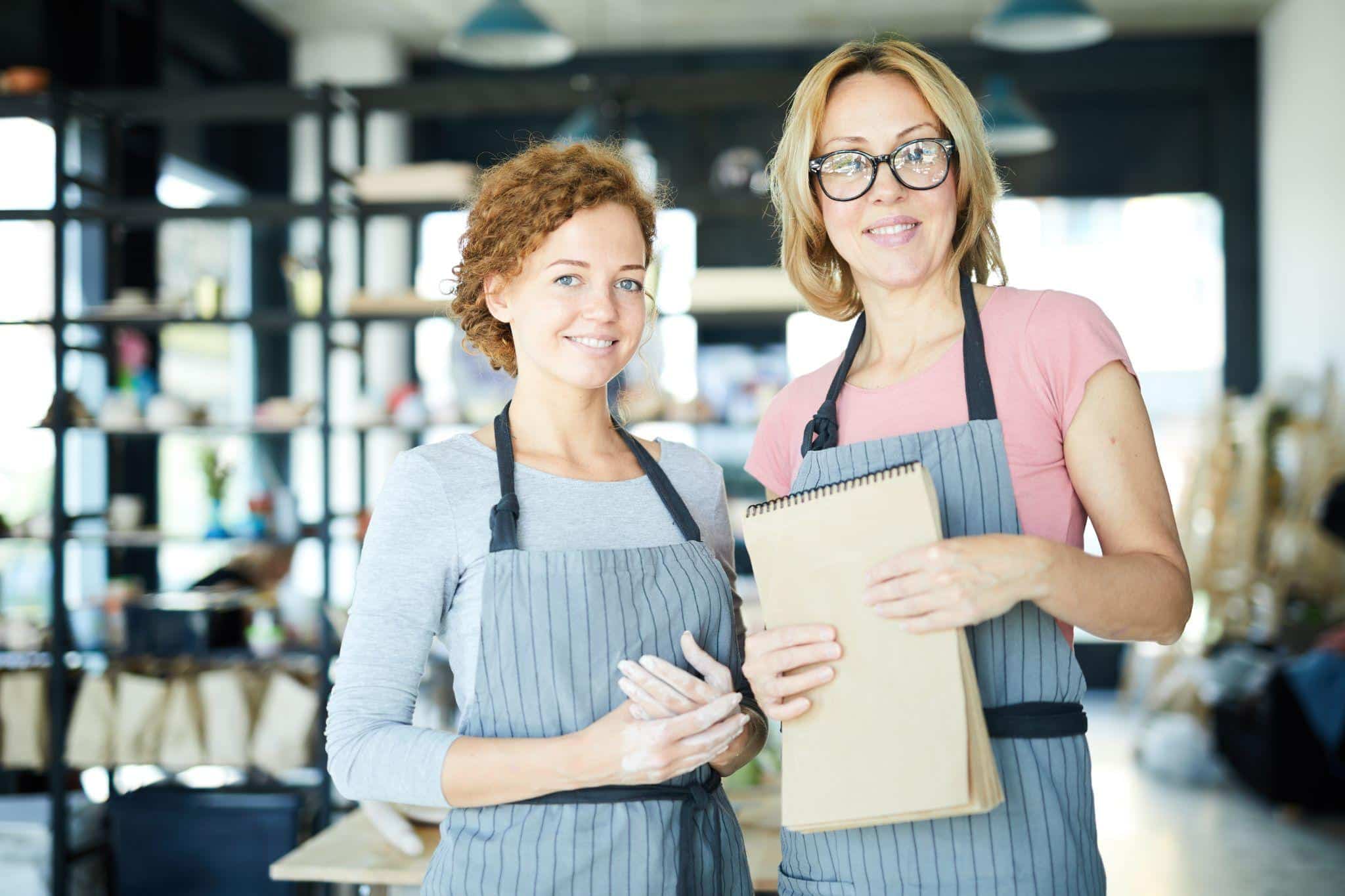 Small business owners showing real experience and credibility